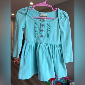 Matilda Jane Turquoise Blue Lap Dress Size 18M GUC